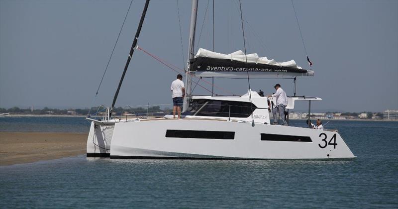 Aventura 34 Catamaran photo copyright 38 South Boat Sales taken at  and featuring the Marine Industry class
