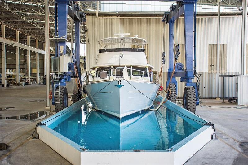 Grand Banks Factory photo copyright Grand Banks Yachts taken at  and featuring the Marine Industry class