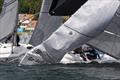 Anna Östling was hurt in a spectacular crash in the quarter-finals at the 2023 Women's Match Racing World Championship - powered by Bunker One © Mick Anderson
