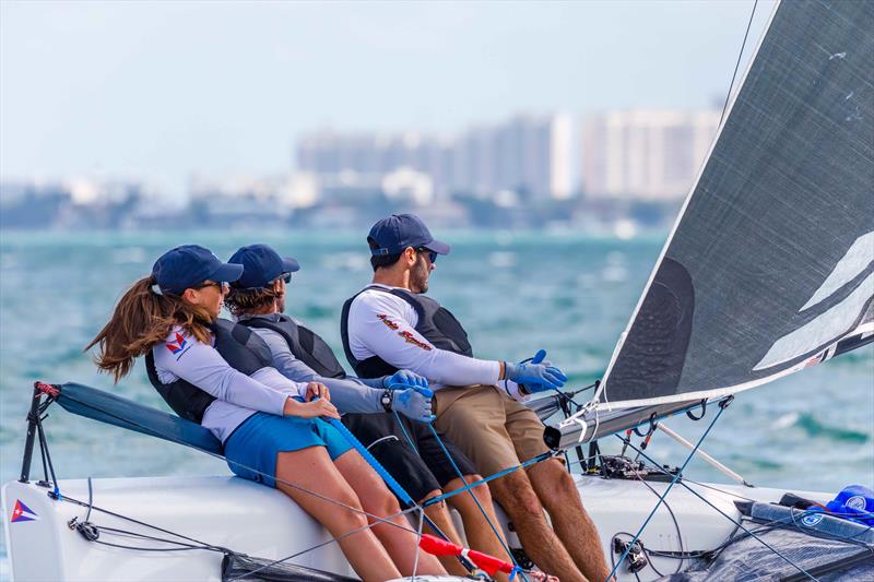 Melges 20 racecourse action photo copyright Scott Trauth taken at Miami Yacht Club and featuring the Melges 20 class