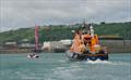 Natasha Lambert completes her Channel crossing in Dover © RYA