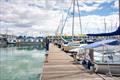 he new Brighton Marina Yacht Club is moved to its permanent home in Brighton Marina © Julia Claxton