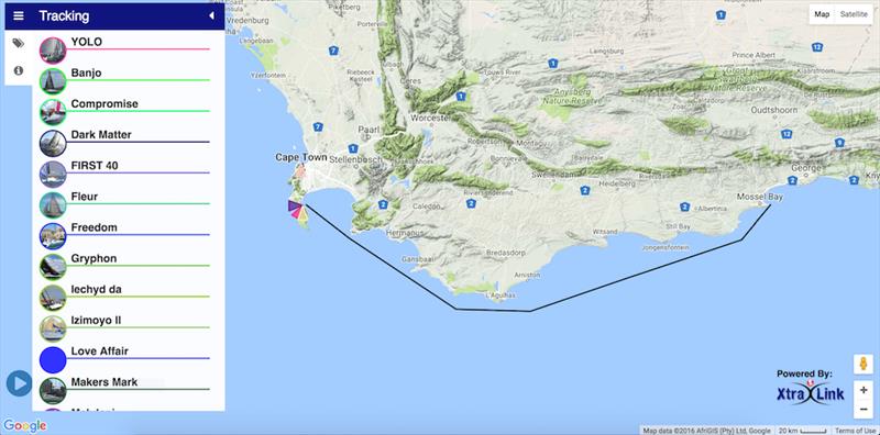 Xtra-Link will be providing state of the art satellite tracking for the 2016 Mossel Bay Race photo copyright Xtra-Link taken at False Bay Yacht Club
