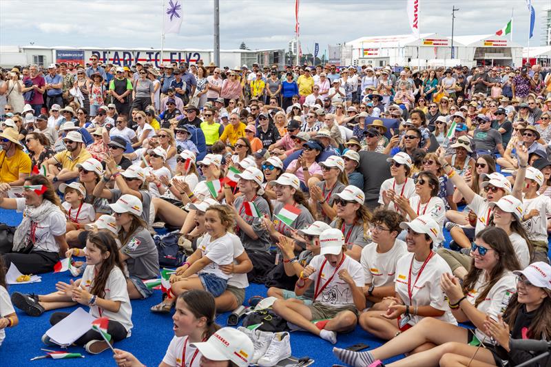 PRADA Cup Day 2 spectators in the America's Cup Race Village photo copyright COR36 / Studio Borlenghi taken at 