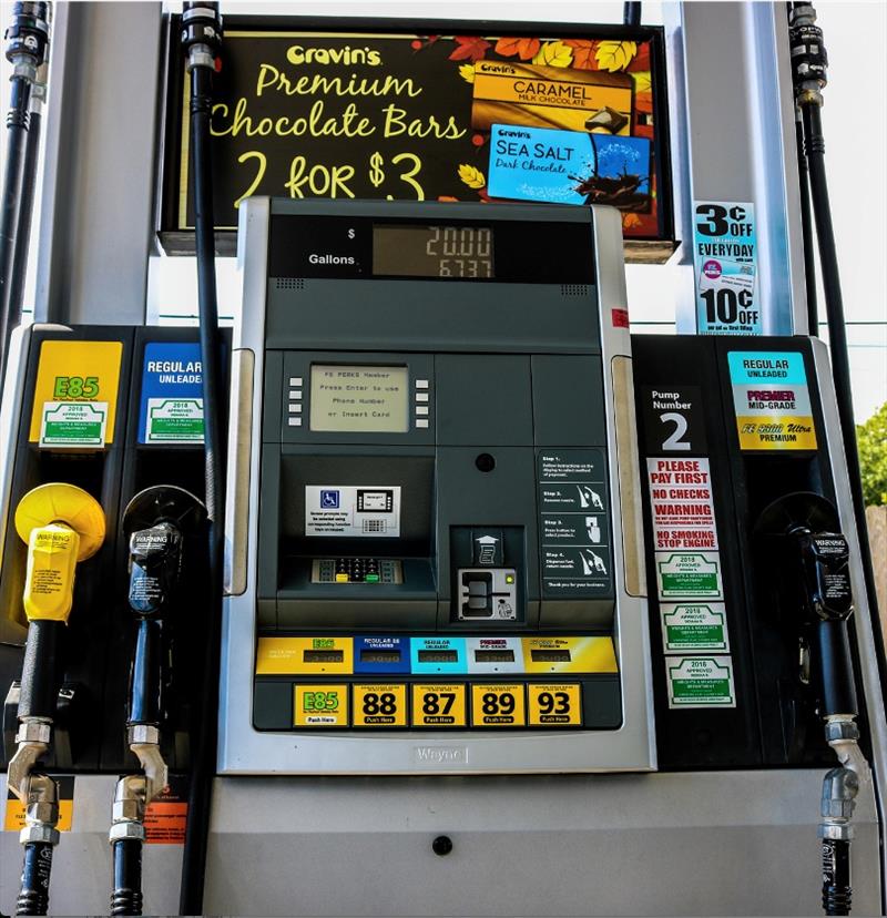 E15 gasoline is illegal for use in boats, many other vehicles, and power equipment. Can you find the E15 warning label? photo copyright National Marine Manufacturers Association taken at 