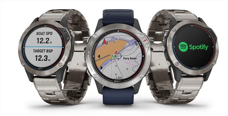 Garmin® quatix® 6 marine GPS smartwatch series - photo © Kathryn Morrell