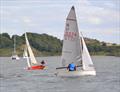 Windward mark action during the Cramond Boat Club National 12 Open © Alvin Barber