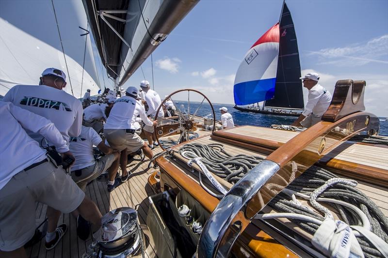 J Class Topaz wins Class B at the 2019 Superyacht Cup Palma photo copyright Sailing Energy taken at Real Club Náutico de Palma and featuring the  class