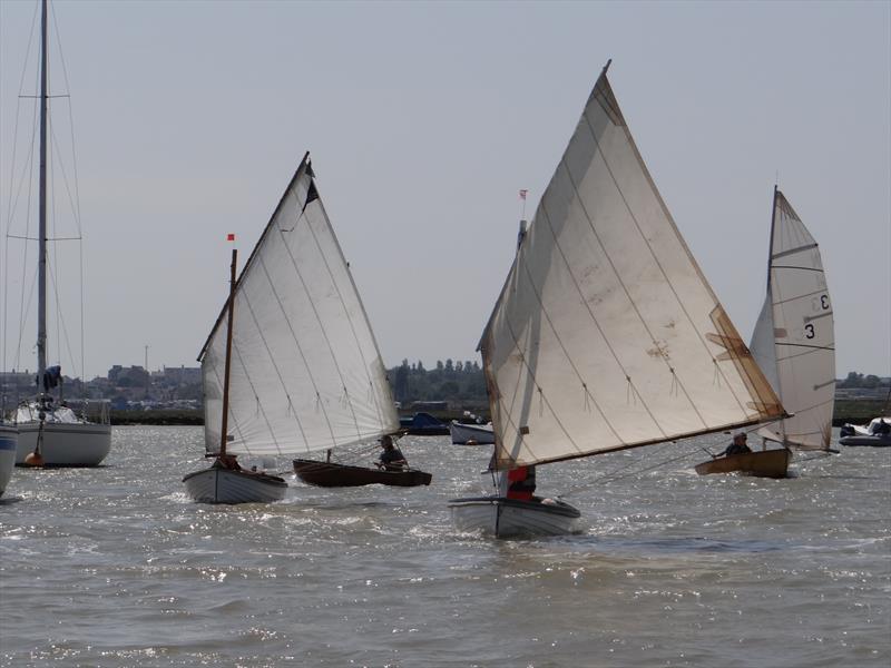 Two Smacks Boats in the OGA 'Swamazons' race 2015 photo copyright Alistair Randall taken at Walton and Frinton Yacht Club and featuring the  class