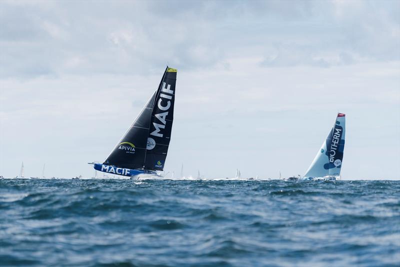 IMOCA skippers in The Transat CIC photo copyright Julien Champolion / polaRYSE / IMOCA taken at  and featuring the IMOCA class
