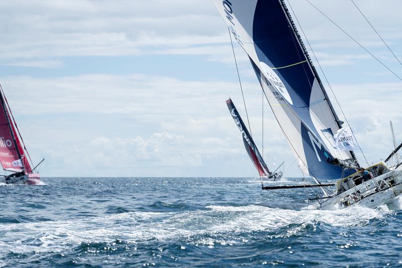 IMOCA skippers in The Transat CIC photo copyright Yann Riou / polaRYSE taken at  and featuring the IMOCA class