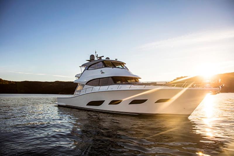 Riviera 72 Sports Motor Yacht Flybridge photo copyright Riviera Australia taken at  and featuring the Power boat class