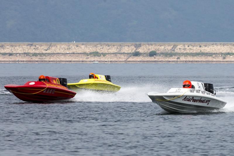 Fast start. Asia Powerboat Championships 2018 photo copyright Guy Nowell taken at  and featuring the Power boat class