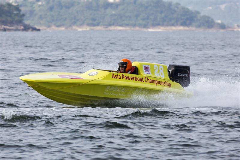 Campbell Jenkins, AUS. Asia Powerboat Championships 2018 photo copyright Guy Nowell taken at  and featuring the Power boat class