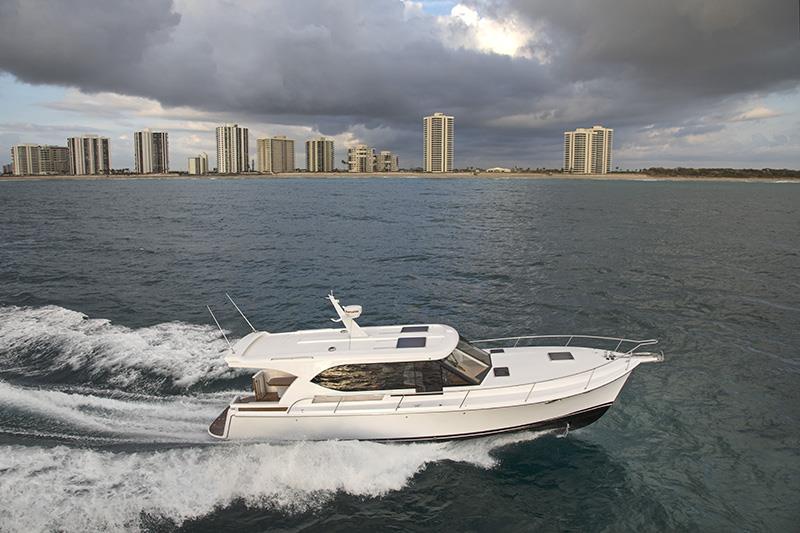 Hylas M44 in Palm Beach FL photo copyright Billy Black taken at  and featuring the Power boat class