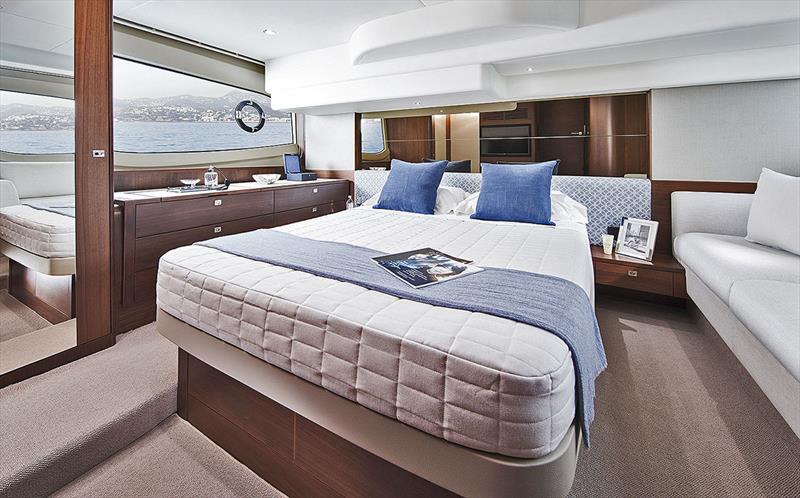 Princess Yachts F50 - Owners Stateroom photo copyright Princess Yachts taken at  and featuring the Power boat class