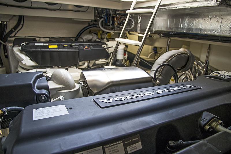 Volvo Penta IPS950s are the power upgrade on board the Riviera 505 SUV World Premiere photo copyright John Curnow taken at  and featuring the Power boat class