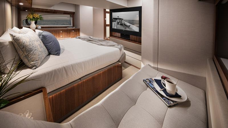 Master Stateroom - Riviera 505 SUV World Premiere photo copyright Riviera Australia taken at  and featuring the Power boat class