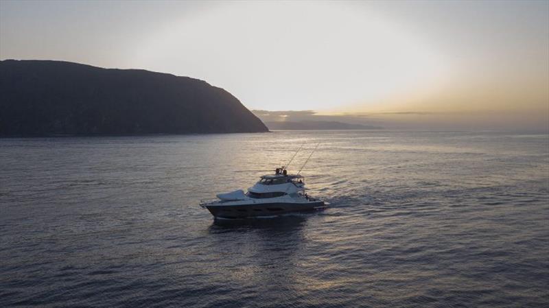 Our Vibe cruising the North Cape photo copyright Riviera Australia taken at  and featuring the Power boat class