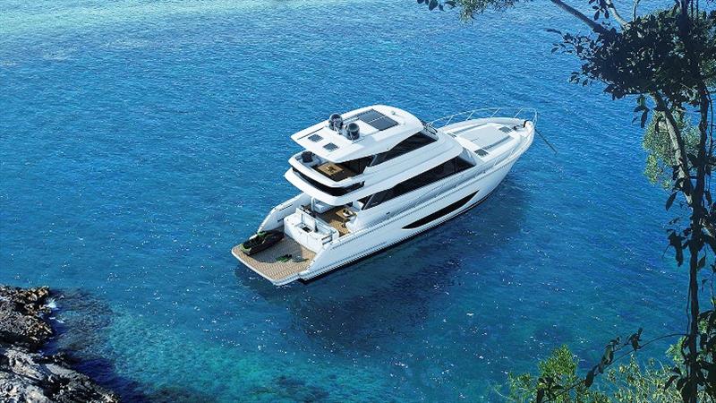 Maritimo M55 Flybridge - photo © Maritimo