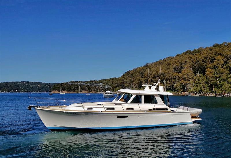 Sabre Yachts 48 is the latest of the marque to make it to Australia photo copyright E Marine Motor Yachts taken at  and featuring the Power boat class