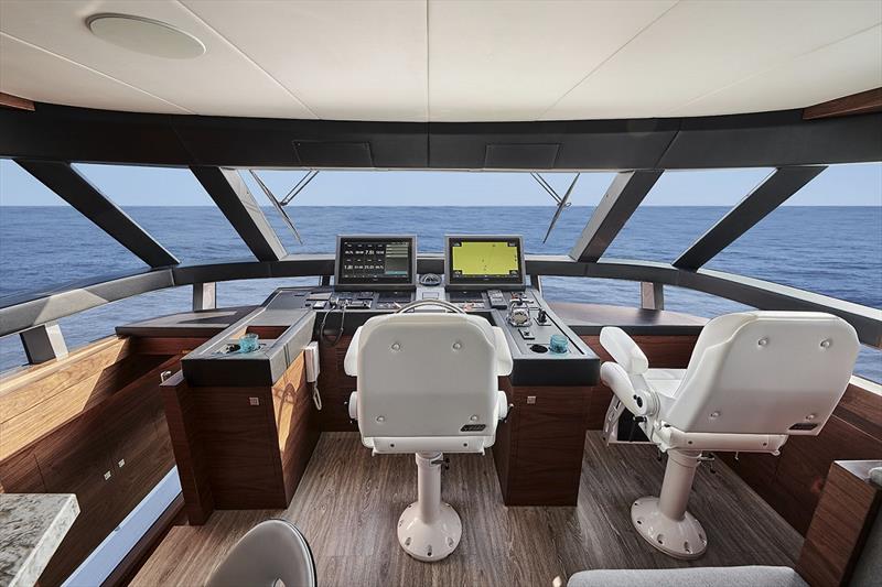 Horizon V68 Hull  Four - Helm station photo copyright Horizon Yachts taken at  and featuring the Power boat class