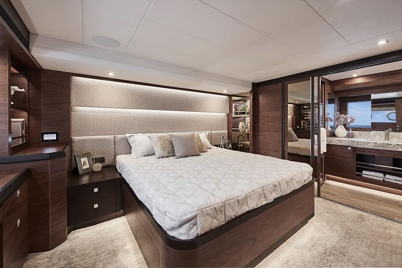 Horizon V68 Hull  Four - Master suite photo copyright Horizon Yachts taken at  and featuring the Power boat class