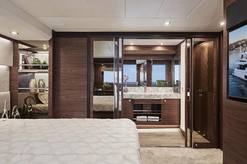 Horizon V68 Hull  Four - Master suite photo copyright Horizon Yachts taken at  and featuring the Power boat class