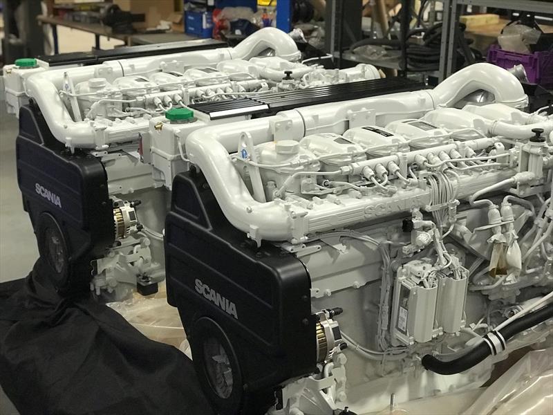 Recently delivered Scania 900 HP DI13-Liter Engines - photo © Scania