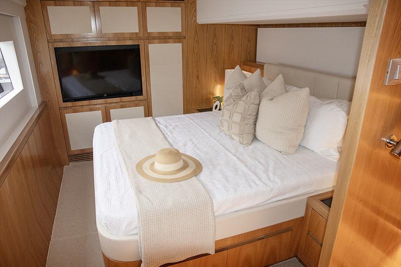 Master Stateroom - ILIAD 53S photo copyright John Curnow taken at  and featuring the Power boat class