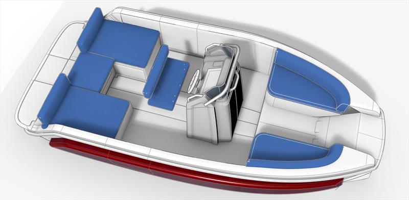 VC5 Tender for the Stabilised Monohull photo copyright Bury Design taken at  and featuring the Power boat class