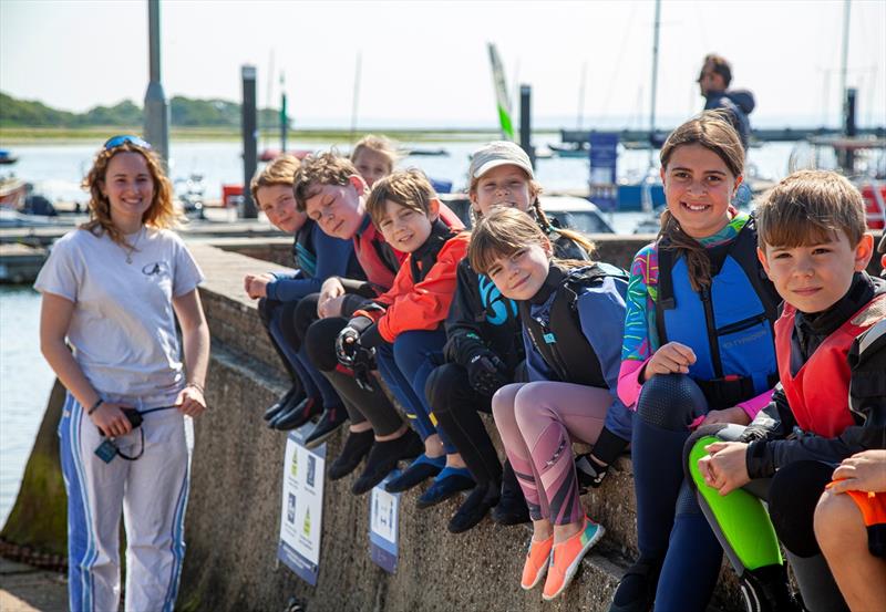 RLYC - Children beside the slipway photo copyright RYA taken at Royal Lymington Yacht Club and featuring the  class