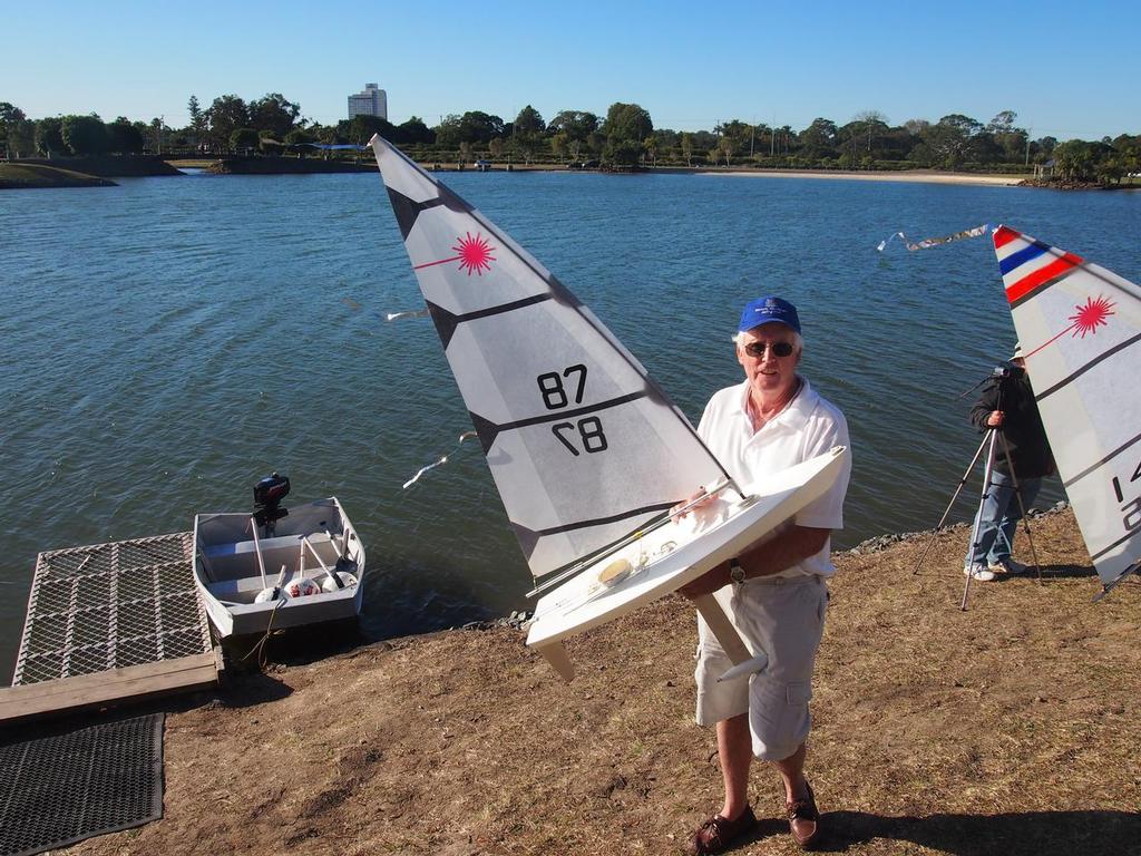 rc laser sailboat