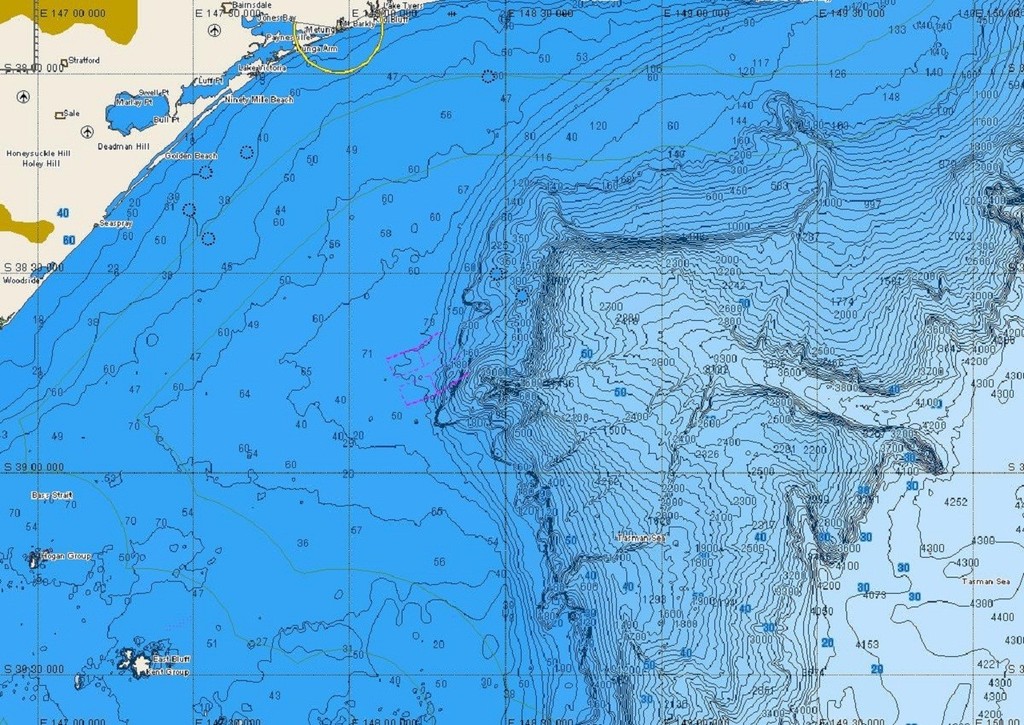 Bathymetric Charts Australia