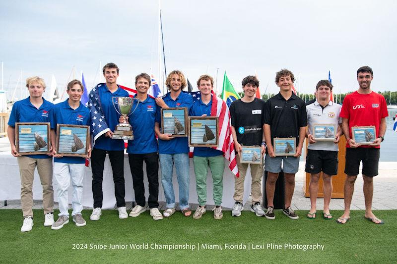 2024 Snipe Junior World Championship in Miami, Florida photo copyright Lexi Pline Photography taken at Coconut Grove Sailing Club and featuring the Snipe class