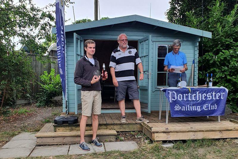 Alex Butler takes second in the Selden Solo open meeting at Portchester photo copyright PSC taken at Portchester Sailing Club and featuring the Solo class