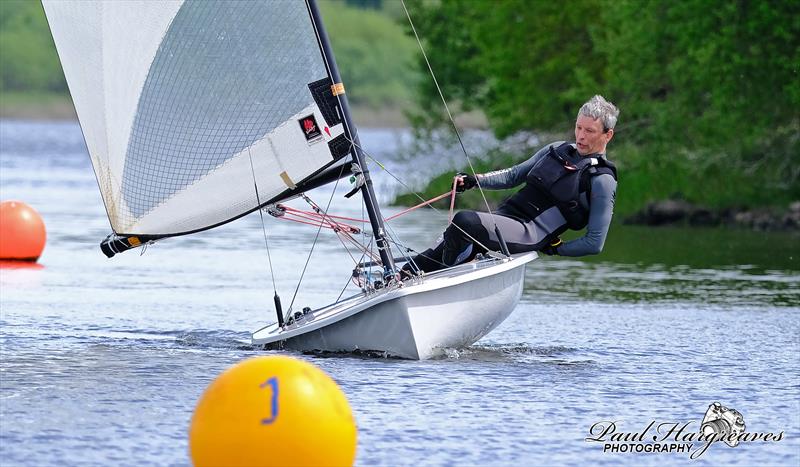 Andy Flitcroft wins the North West Senior Travellers at Burwain photo copyright Paul Hargreaves taken at Burwain Sailing Club and featuring the Supernova class