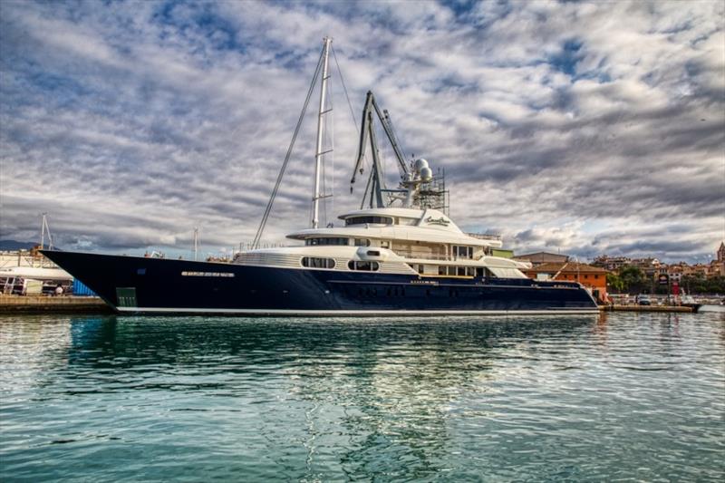 M/Y Cocoa Bean after her three-phase refit photo copyright Sean Barber taken at  and featuring the Superyacht class