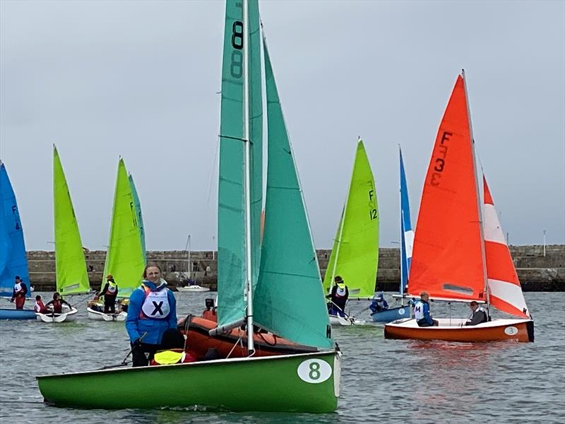 Elmo Trophy 2023 youth team racing at Dun Laoghaire, Ireland photo copyright Steve Tylecote taken at Royal St George Yacht Club and featuring the Team Racing class