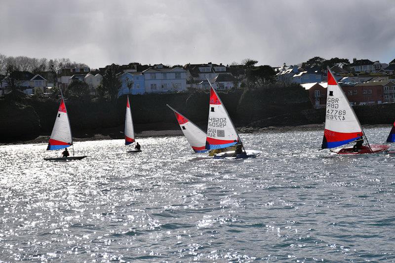 SWYSA Youth Winter Training at Paignton photo copyright Peter Solly taken at Paignton Sailing Club and featuring the Topper 4.2 class