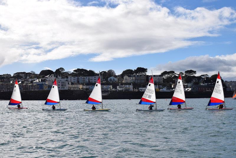 SWYSA Youth Winter Training at Paignton photo copyright Peter Solly taken at Paignton Sailing Club and featuring the Topper 4.2 class