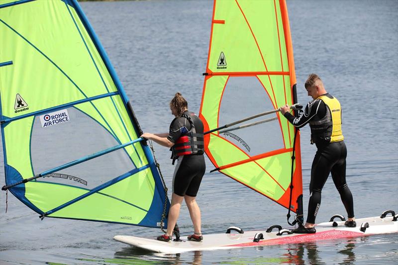 Mastering the basics at a Trent Windsurfing Club training weekend photo copyright Trent Windsurfing Club taken at Trent Windsurfing Club and featuring the Windsurfing class
